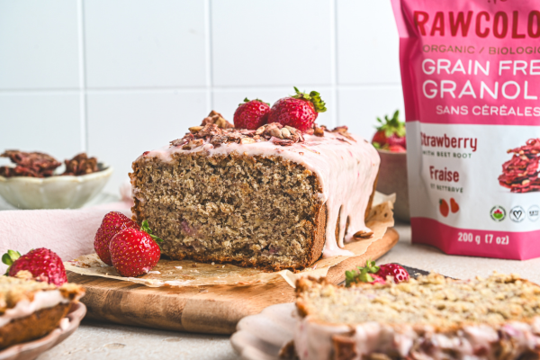 Strawberry Banana Bread – Rawcology Inc