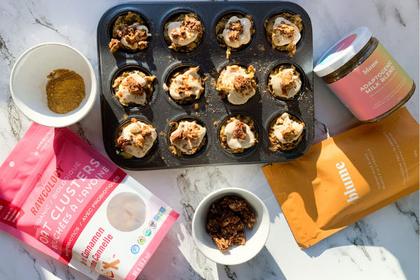 Pumpkin Spice Zucchini Mini Muffins