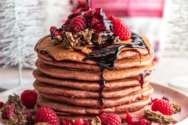 Red Velvet Pancakes