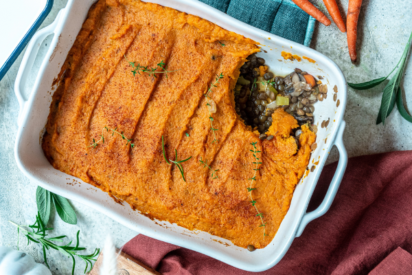 Plant Based Sweet Potato Shepherd's Pie – Rawcology Inc