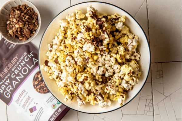 Chocolate Sweet & Salty Popcorn – Rawcology Inc