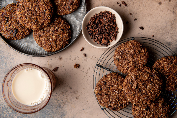 Chocolate Granola Breakfast Cookies
