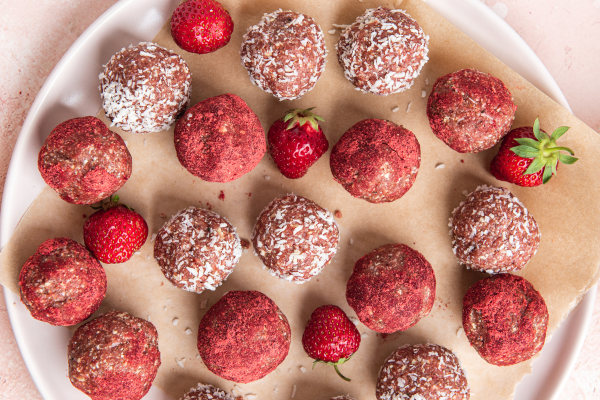 Strawberry Energy Balls