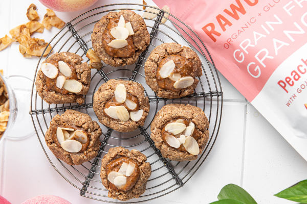 Peach Thumbprint Cookies – Rawcology Inc