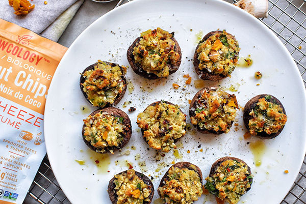 Rawcology Mushroom Stuffed Caps – Rawcology Inc