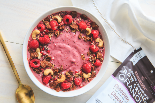Raspberry Beet Smoothie Bowl