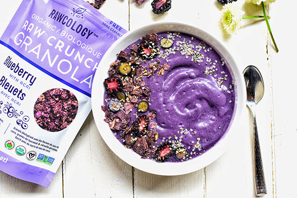 Rawcology Purple Power Smoothie Bowl &ndash; Rawcology Inc