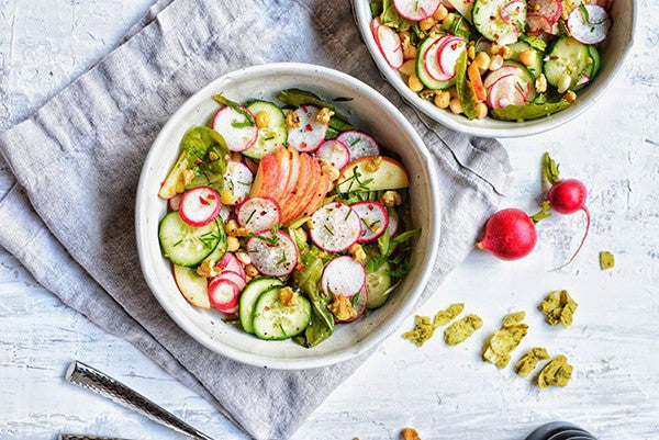 Rawcology Radish & Apple Chickpea Cucumber Salad – Rawcology Inc