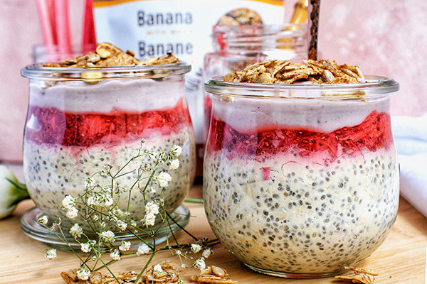 Rawcology Inc | Rhubarb Chia Pudding Parfaits