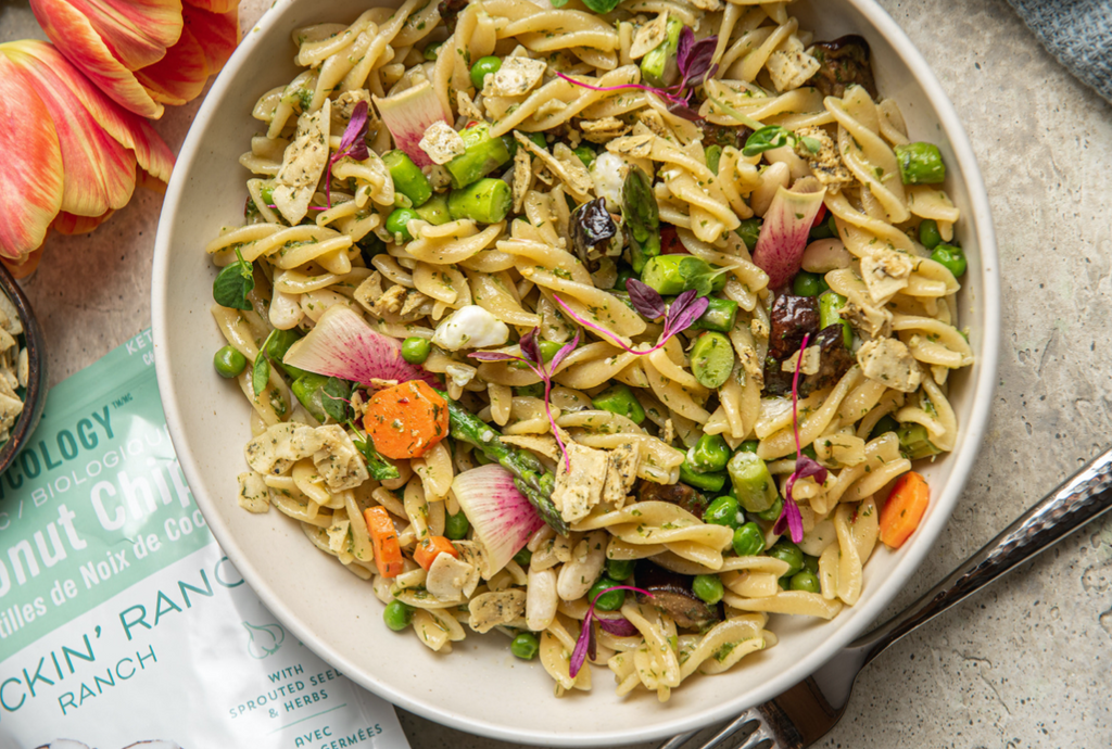 Plant Based Spring Pasta Salad Recipe | Rawcology &ndash; Rawcology Inc