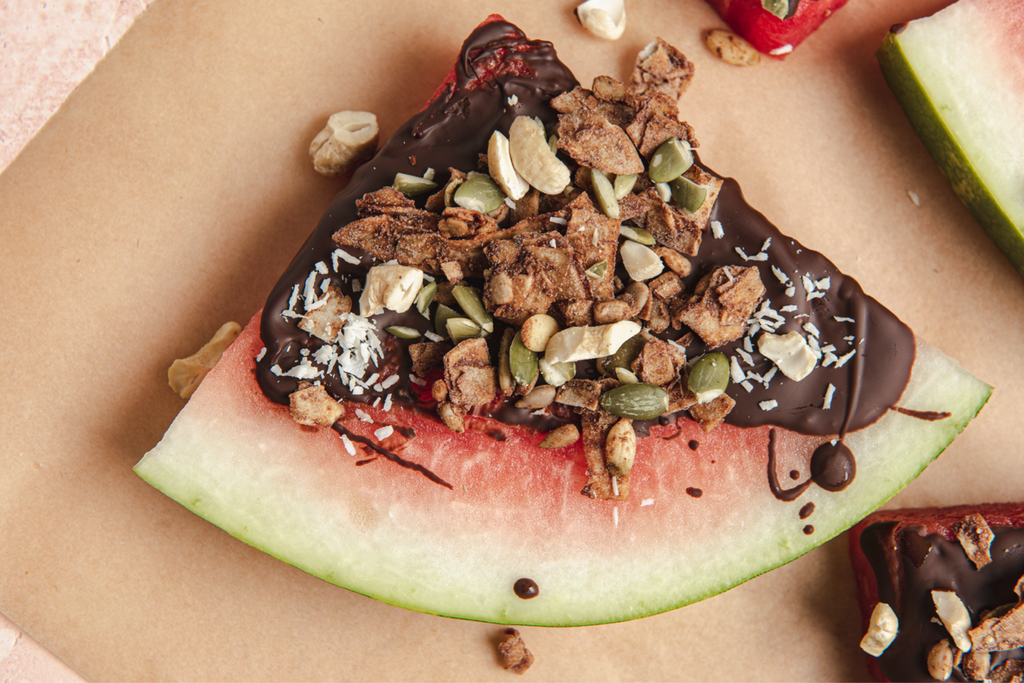 Chocolate Watermelon Pizza Recipe – Rawcology Inc