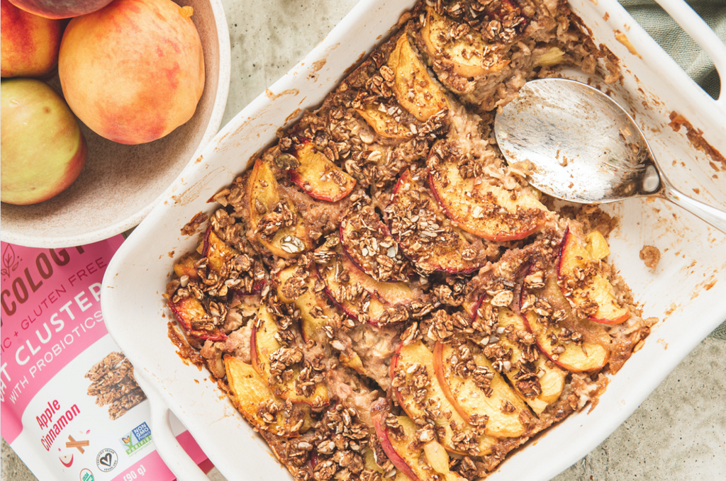 Peach Baked Oats Recipe – Rawcology Inc
