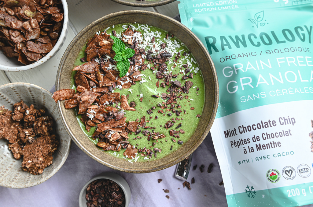 Mint Chocolate Smoothie Bowl – Rawcology Inc