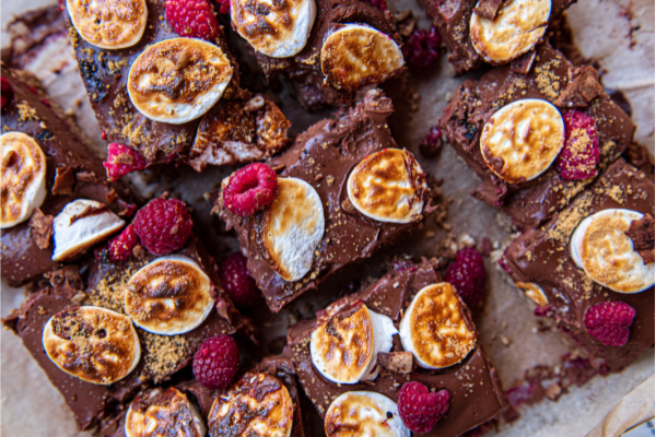 Chocolate Raspberry Smores