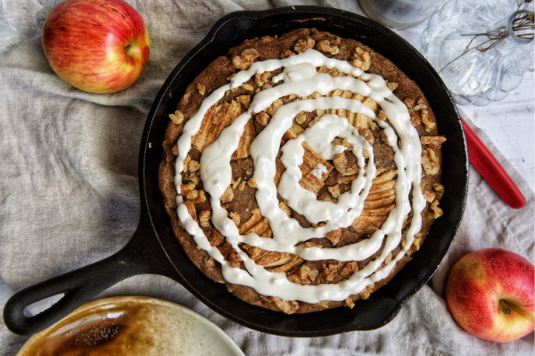 Apple Skillet Cake – Rawcology Inc