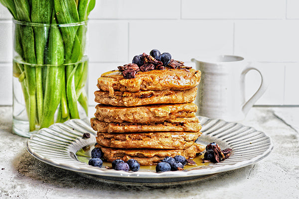 Gluten Free Carrot Cake Pancakes