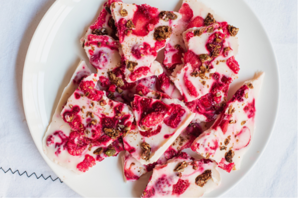 Berry Frozen Yogurt Bark