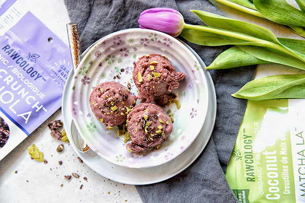 Rawcology Inc | Purple Sweet Potato Nice Cream