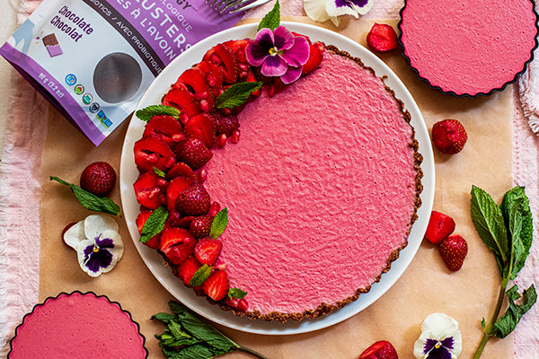 Plant Based Strawberry Tart – Rawcology Inc