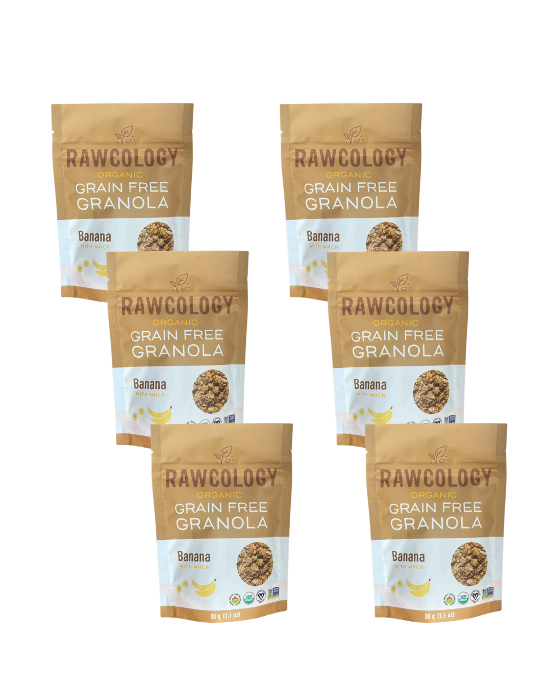 Snack Pack Bundle, Banana Granola 6x30g