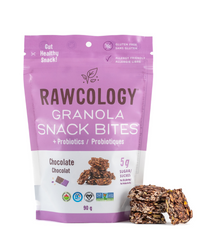 Chocolate Granola Snack Bites with Probiotics