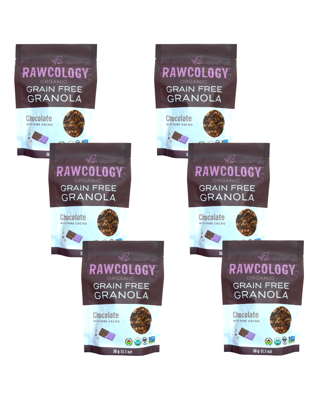 Snack Pack Bundle, Chocolate Granola, 6x30g