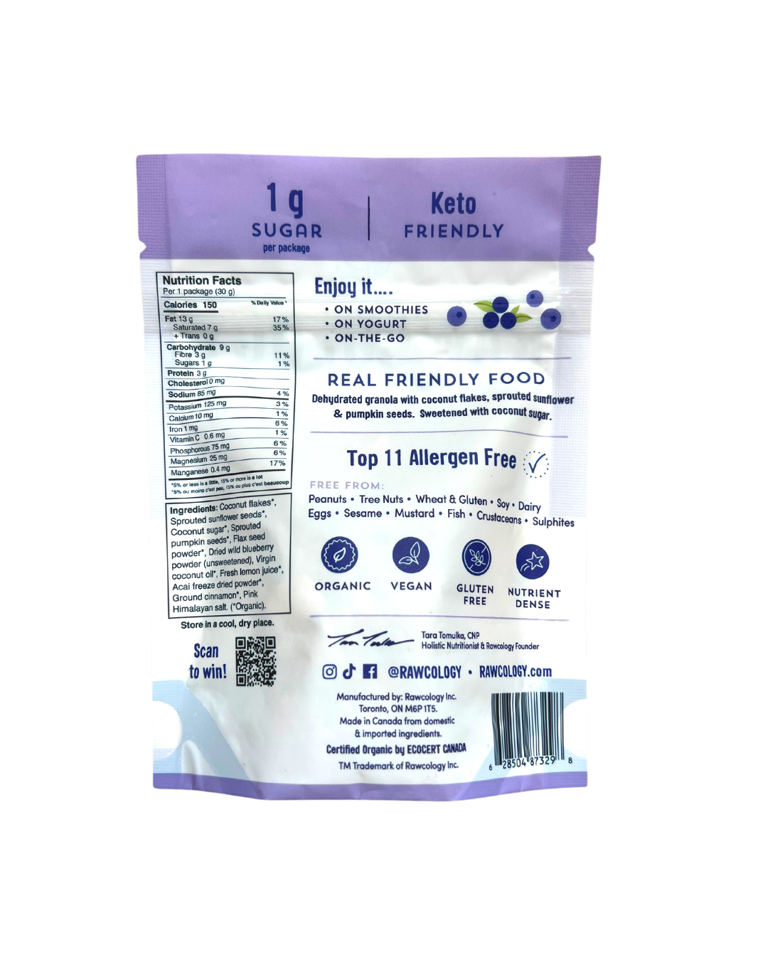 Snack Pack Bundle, Blueberry Granola 6x30g