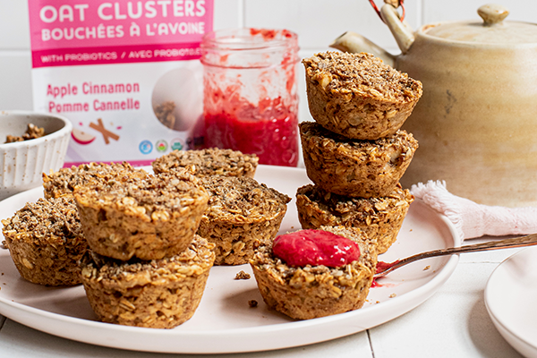 Apple Cinnamon Oat Cluster Cups | Rawcology Inc