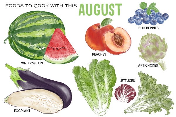 Foods to Cook with this August