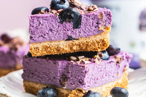 Rawcology Blueberry Dairy Free Cheesecake