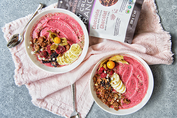 Rawcology Inc | Pink Power Smoothie Bowl