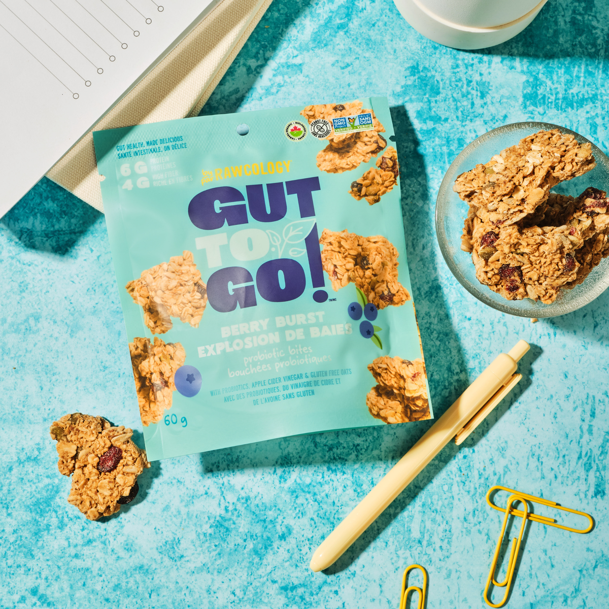 Gut To Go™ Berry Burst Probiotic Snack Bites