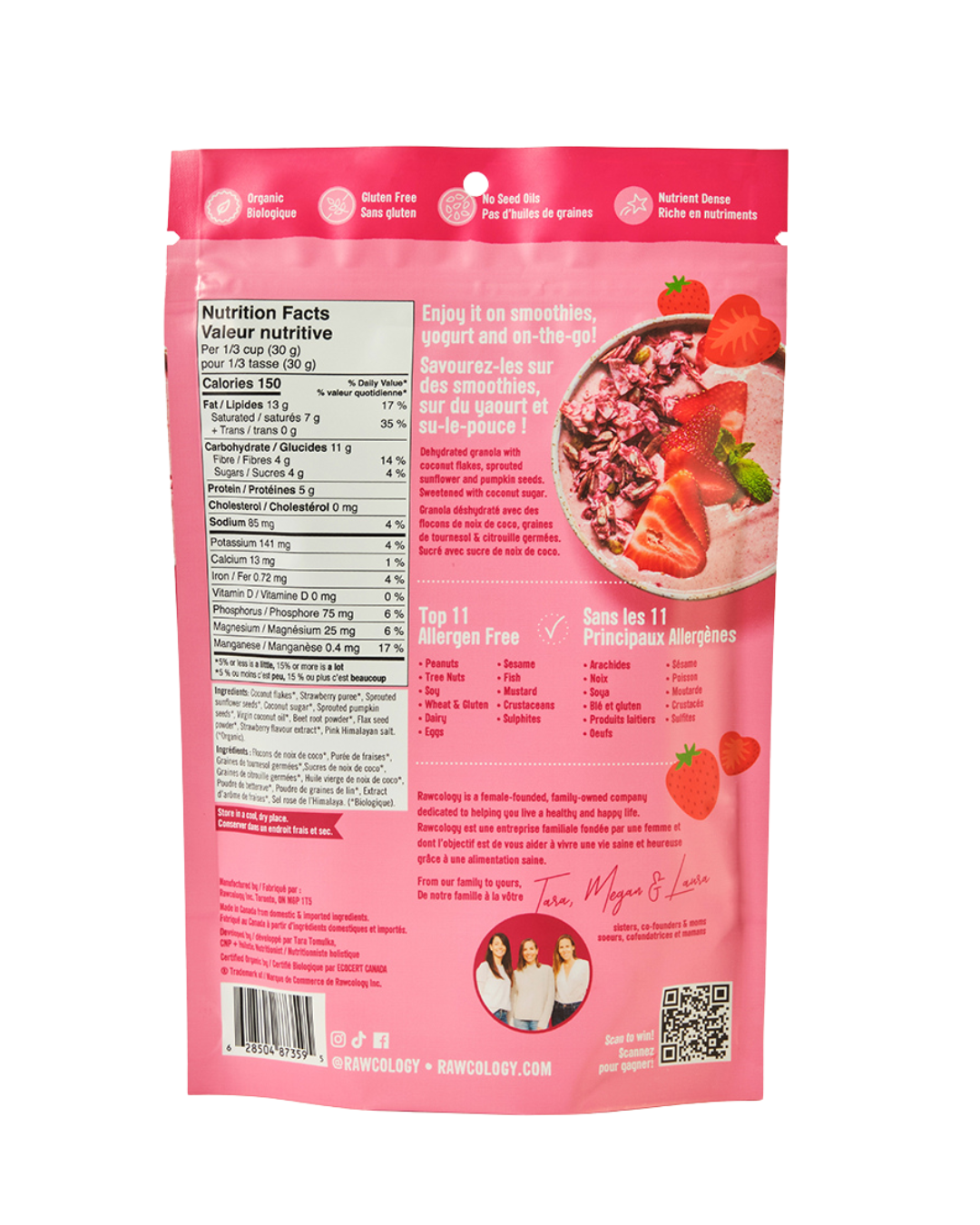 Strawberry Grain Free Granola