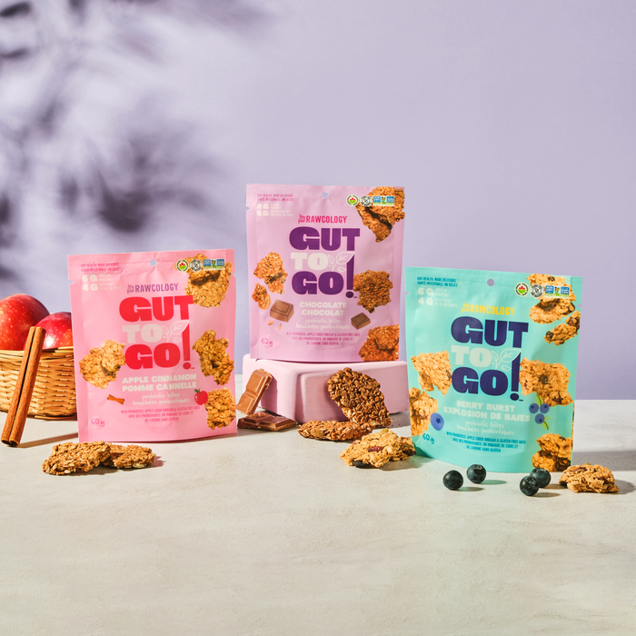 Gut To Go™ Probiotic Snack Bites Variety Pack