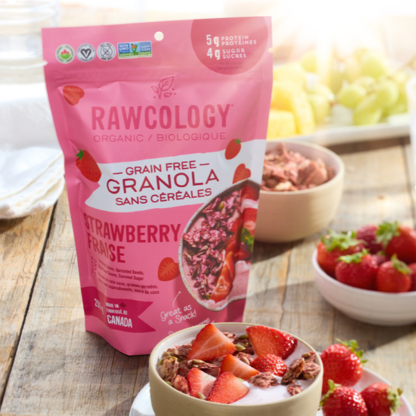 Strawberry Grain Free Granola Rawcology Inc Strawberry Grain Free Granola Rawcology Inc