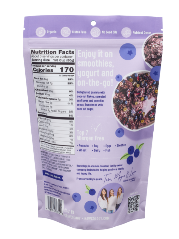Blueberry Grain Free Granola