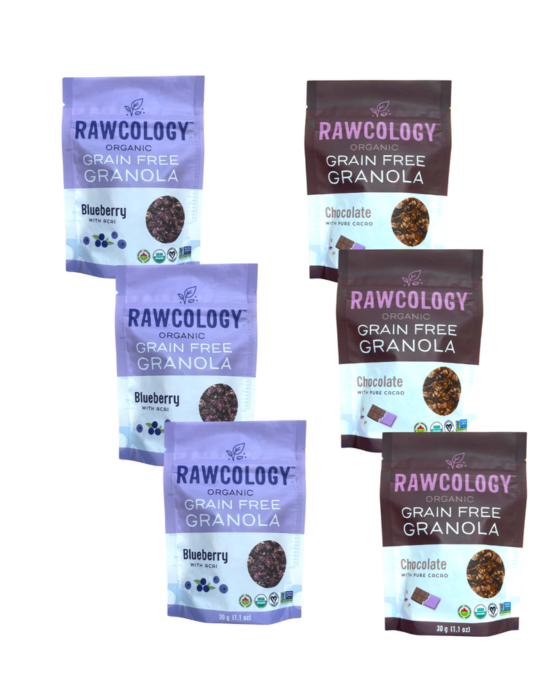 Snack Pack Bundle, Blueberry and Chocolate Granola 6x30g